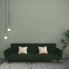 Canapé-lit à 2 places vert foncé velours 