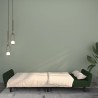 Canapé-lit à 2 places vert foncé velours 