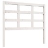 Tête de lit blanc 105,5x4x100 cm bois massif de pin 