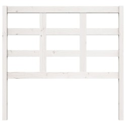 Tête de lit blanc 105,5x4x100 cm bois massif de pin 