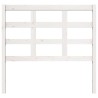 Tête de lit blanc 105,5x4x100 cm bois massif de pin 