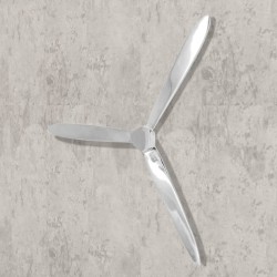 Hélice murale Aluminium Argenté 70 cm 