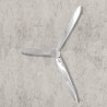 Hélice murale Aluminium Argenté 70 cm 