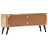 Meuble TV 115x30x47 cm Bois massif de manguier 