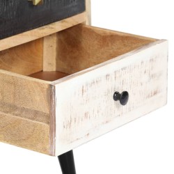 Meuble TV 115x30x47 cm Bois massif de manguier 