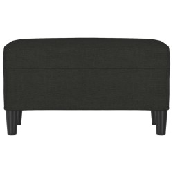 Banc Noir 70x35x41 cm Tissu 