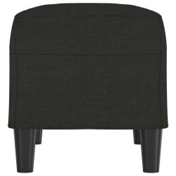 Banc Noir 70x35x41 cm Tissu 