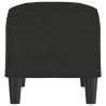 Banc Noir 70x35x41 cm Tissu 