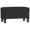 Banc Noir 70x35x41 cm Tissu 