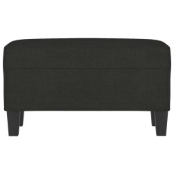 Banc Noir 70x35x41 cm Tissu 