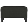Banc Noir 70x35x41 cm Tissu 