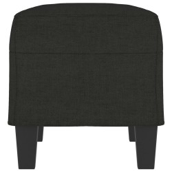 Banc Noir 70x35x41 cm Tissu 
