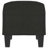 Banc Noir 70x35x41 cm Tissu 