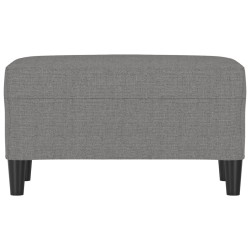 Banc Gris foncé 70x35x41 cm Tissu 