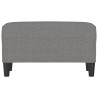 Banc Gris foncé 70x35x41 cm Tissu 