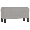 Banc Gris clair 70x35x41 cm Tissu 