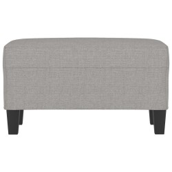 Banc Gris clair 70x35x41 cm Tissu 
