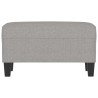 Banc Gris clair 70x35x41 cm Tissu 