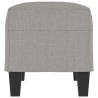 Banc Gris clair 70x35x41 cm Tissu 