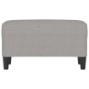 Banc Gris clair 70x35x41 cm Tissu 