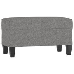 Banc Gris foncé 70x35x41 cm Tissu 