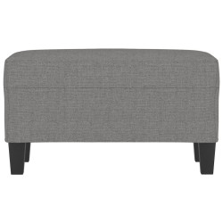 Banc Gris foncé 70x35x41 cm Tissu 