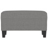 Banc Gris foncé 70x35x41 cm Tissu 