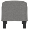 Banc Gris foncé 70x35x41 cm Tissu 