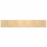 Tapis rectangulaire naturel clair 80x500 cm bambou 