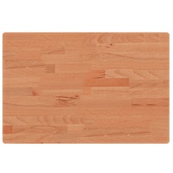 Comptoir de salle de bain 60x40x2,5 cm bois massif de hêtre 