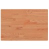 Dessus de table 60x40x2,5 cm rectangulaire bois massif de hêtre 