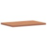 Dessus de table 60x40x2,5 cm rectangulaire bois massif de hêtre 