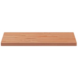 Dessus de table 60x40x2,5 cm rectangulaire bois massif de hêtre 