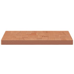 Dessus de table 60x40x2,5 cm rectangulaire bois massif de hêtre 