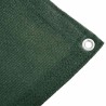 Tapis de tente 400x500 cm Vert foncé PEHD 