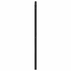 Tête de lit chêne fumé 150 cm bois d'ingénierie et acier 