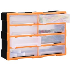 Organisateur multi-tiroirs avec 8 grands tiroirs 52x16x37 cm 