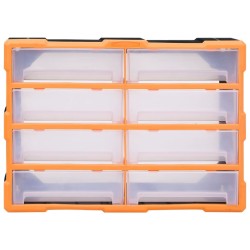 Organisateur multi-tiroirs avec 8 grands tiroirs 52x16x37 cm 