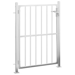 Portail de jardin 100x125 cm acier inoxydable 
