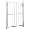 Portail de jardin 100x125 cm acier inoxydable 