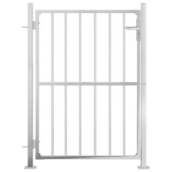 Portail de jardin 100x125 cm acier inoxydable 