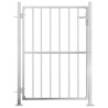 Portail de jardin 100x125 cm acier inoxydable 