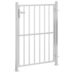 Portail de jardin 100x125 cm acier inoxydable 