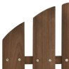 Chaises de jardin Adirondack avec table bois de sapin marron 