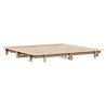 Cadre de lit sans matelas 180x200 cm bois massif de pin 