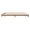 Cadre de lit sans matelas 180x200 cm bois massif de pin 