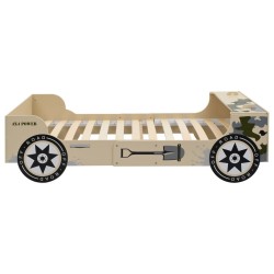 Lit tout-terrain pour enfants 90 x 200 cm Camouflage 