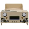 Lit tout-terrain pour enfants 90 x 200 cm Camouflage 