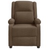 Fauteuil inclinable Marron Tissu 