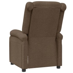 Fauteuil inclinable Marron Tissu 